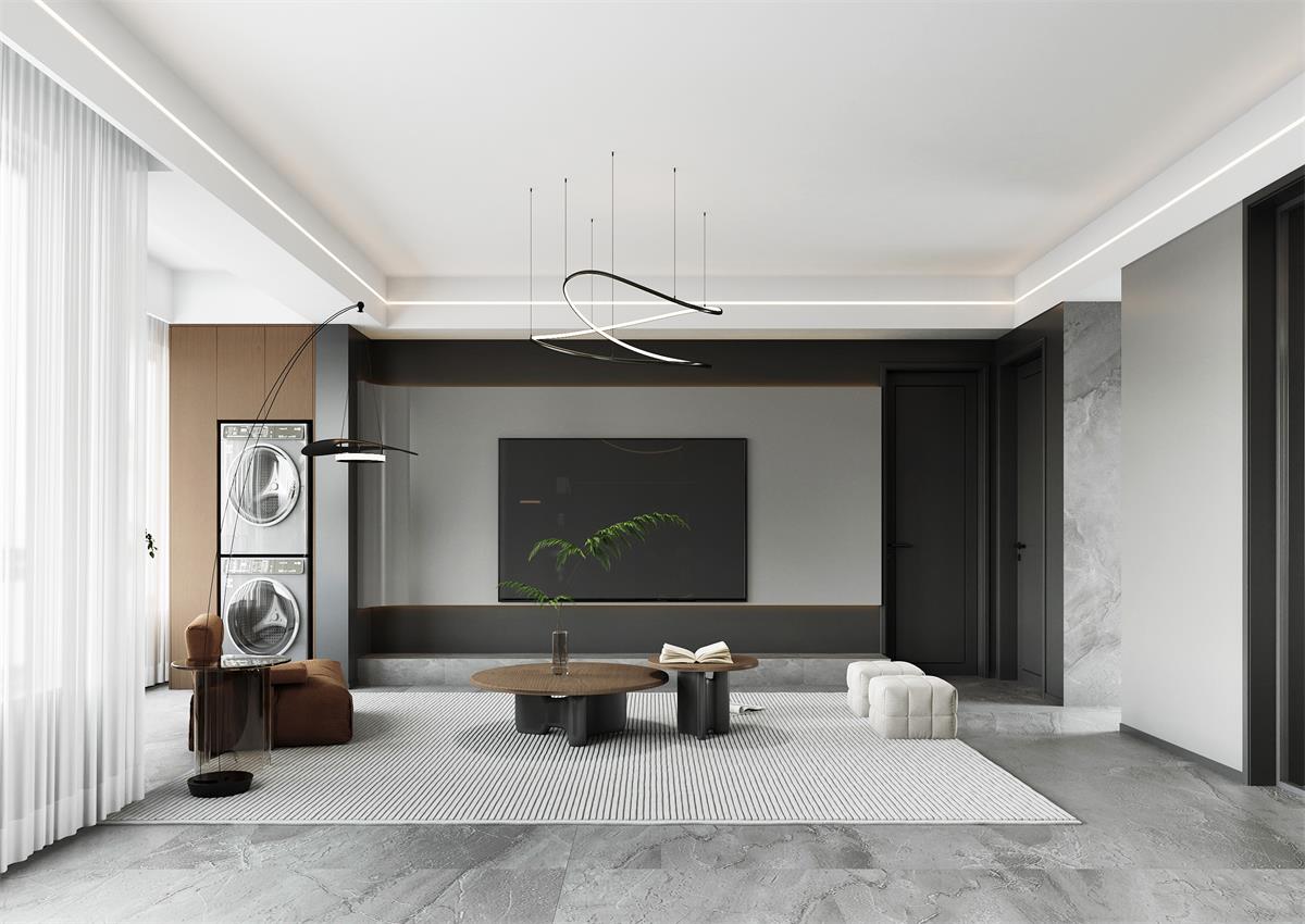 國(guó)府壹號(hào)| 驚艷！147㎡黑色簡(jiǎn)約家，又A又颯高級(jí)感直接拉滿