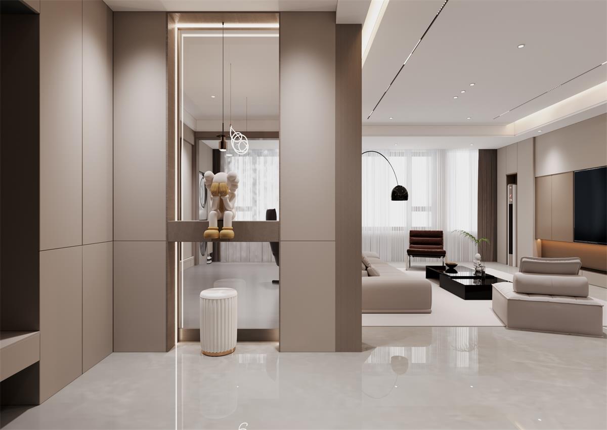 玉庭華府146㎡ | 自帶高級感的意式極簡家，一進(jìn)門就想哇塞！