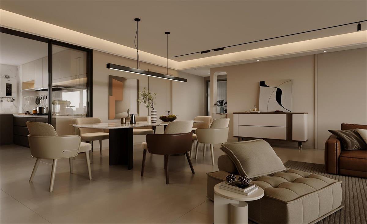 中海華樾 | 現(xiàn)在裝修都內(nèi)卷成這樣了？！從玄關(guān)就開始美哭的143㎡現(xiàn)代風(fēng)