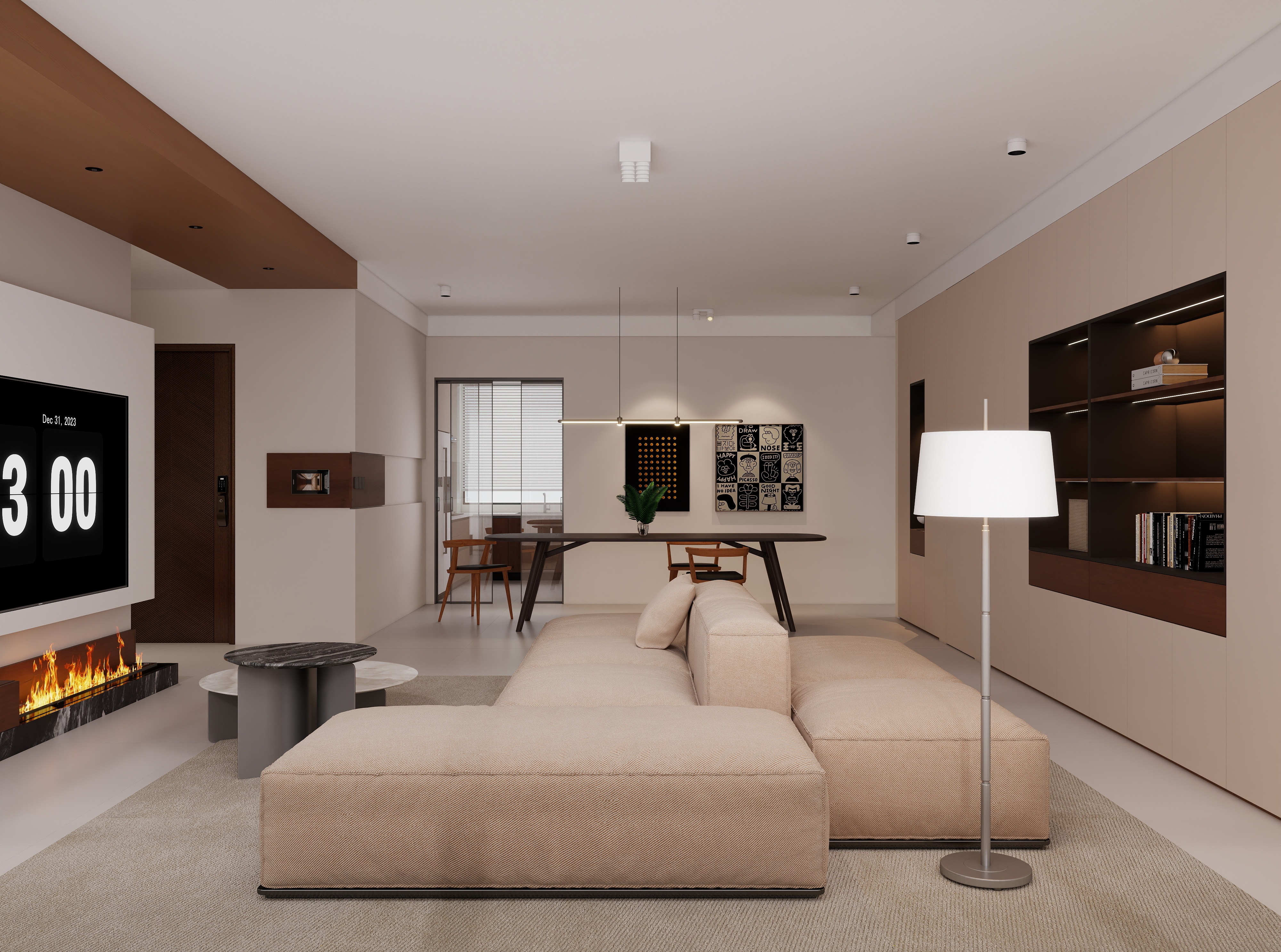 民生北府143㎡ | 極簡主義的生活哲學(xué)，在市中心過上隱居生活~