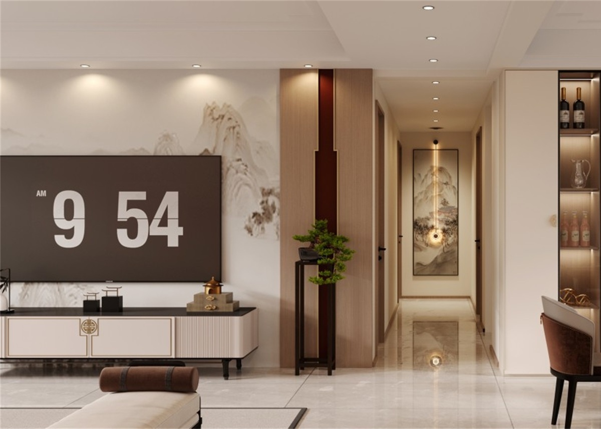 中海華樾185㎡ | 新中式到底有多絕？東方美學直接拿下一家老小！