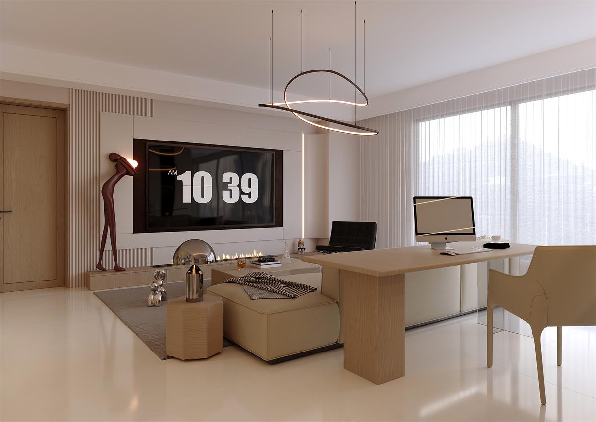 民生北府143㎡ | 奶白+原木打造的極簡主義家，不是豪宅但很好宅~