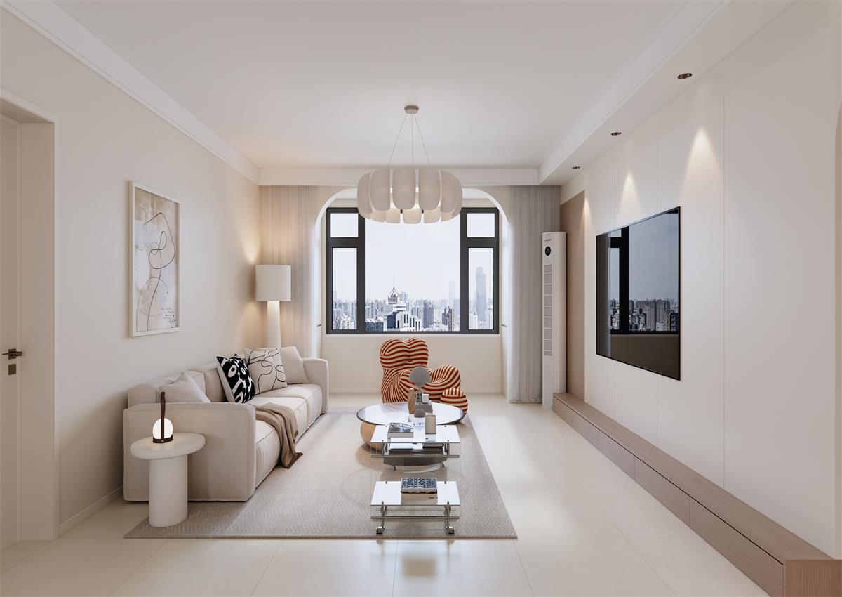 悅?！ぬ鞚櫢?53㎡ | 自帶溫柔濾鏡！奶油風(fēng)的家簡直是「松弛感」頂流！