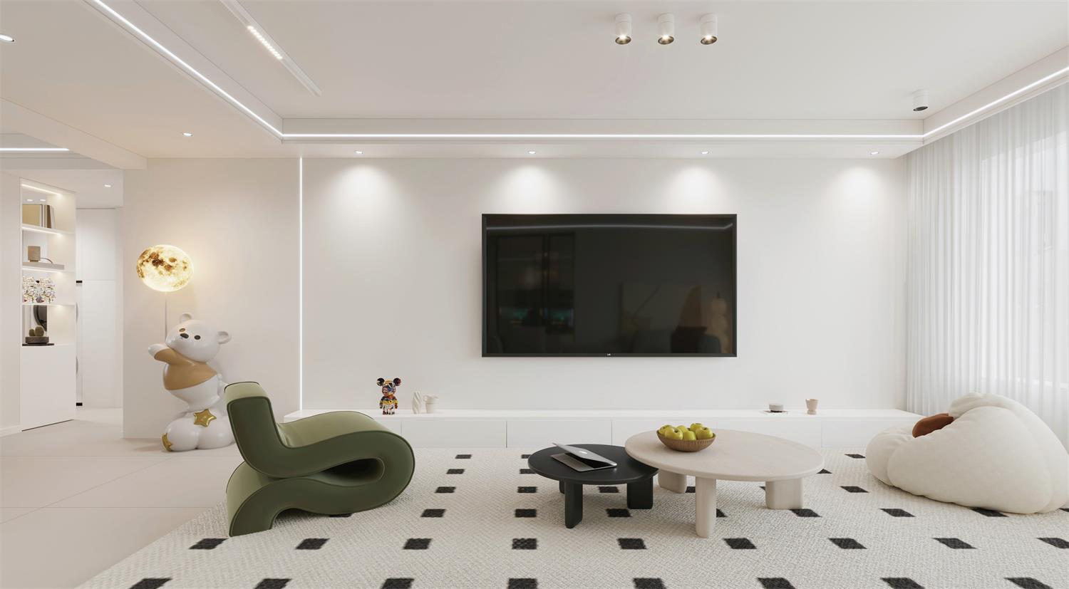 閱海萬(wàn)家G2區(qū) | 144m2軟軟糯糯奶油風(fēng)，一眼就淪陷的治愈感！