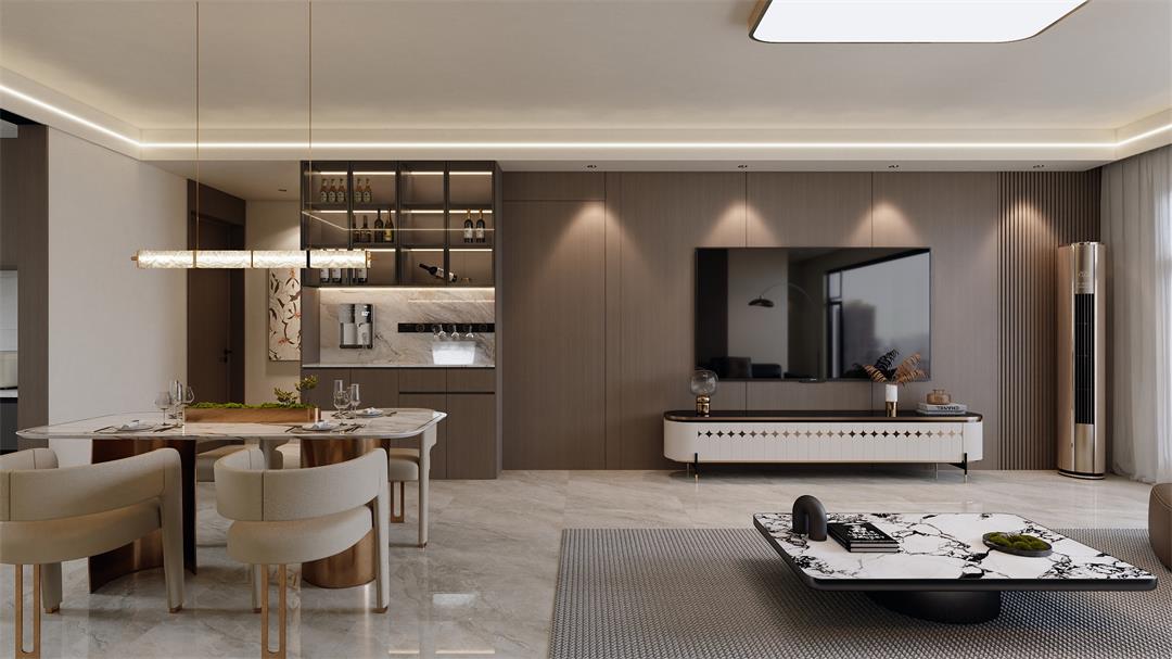 中海觀園132㎡ | 拯救審美疲勞！暖棕意式風的家，溫暖又松弛