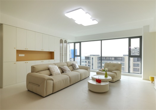 實景 | 萬錦公館143㎡奶油風(fēng)，藏進(jìn)角落里的寫意自然，讓焦慮瞬間清零！